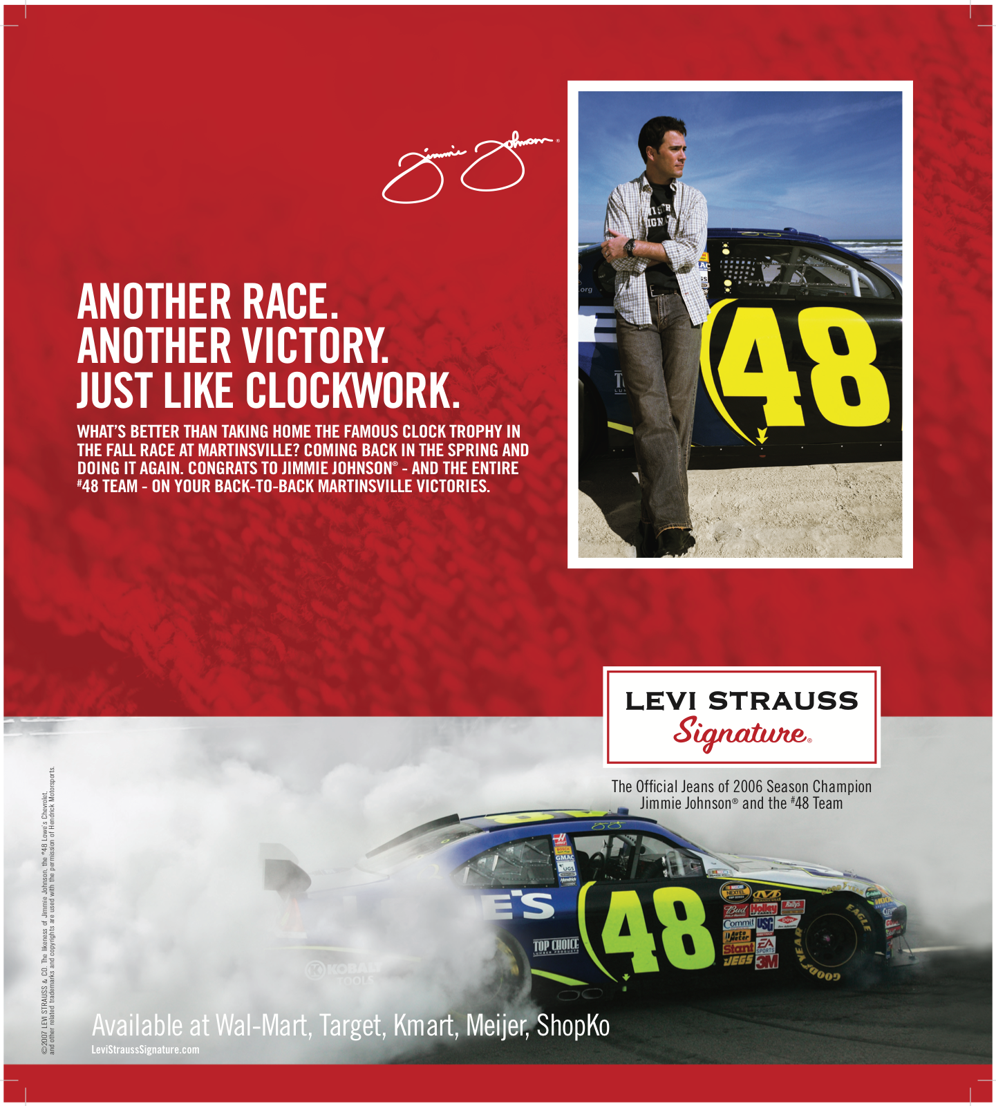 Levi's NASCAR Martinsville Ad