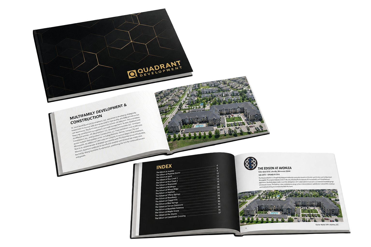 Quadrant Development — brand booklet
